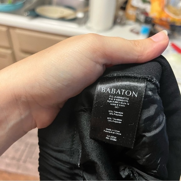 Aritzia Babaton New Cohen Pants Black Size 0 T1 - Picture 11 of 12